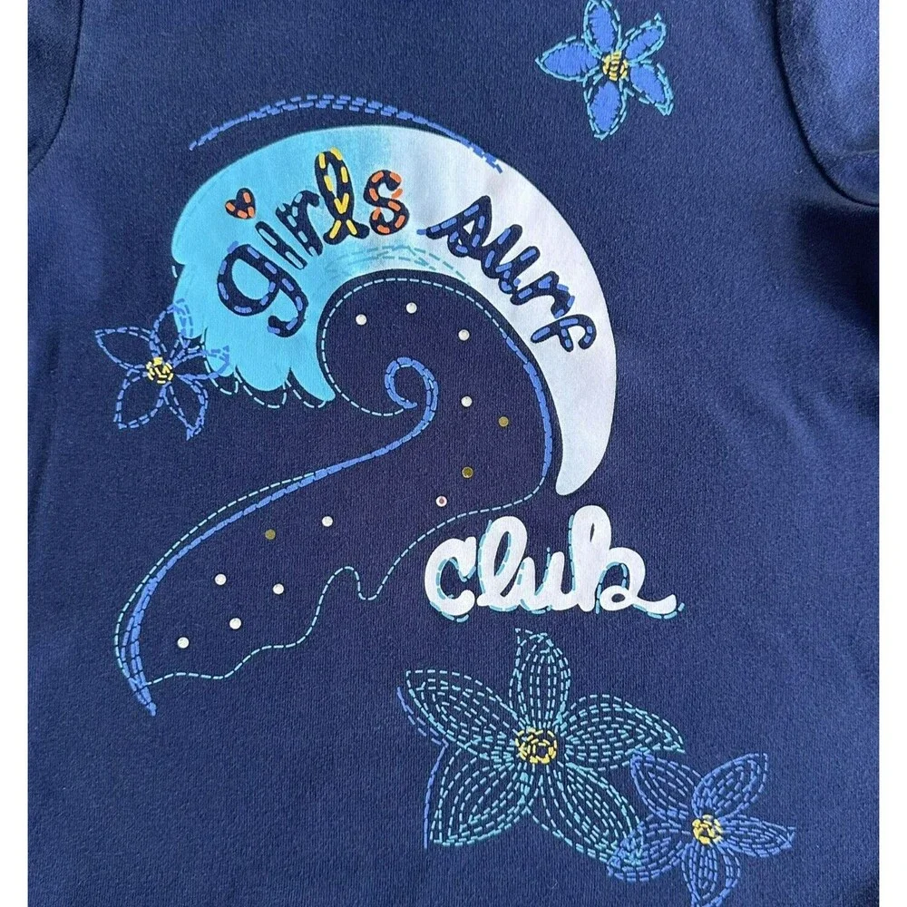 Gymboree Girls Surf Club Girl's Shirt Top Short Sleeve Size 8